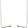 Boat Trailer Guide-on, 60", One Pair Steel Trailer Post Guide ons, with White PVC Tube Covers, Complete Mounting Accessories Included, for Ski Boat, Fishing Boat or Sailboat Trailer