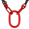13FT Chain Sling 5/16 Inch X 13 FT Engine Lift Chain G80 Alloy Steel Engine Chain Hoist Lifts 5 Ton with 4 Leg Grab Hooks Used in Mining, Machinery, Ports, Building