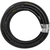 Hydraulic Hose 1/4 inch x 100 ft, Coiled Hydraulic Hose 5800 PSI, Rubber Hydraulic Hose with 2 High-Tensile Steel Wire Braid, Bulk Hydraulic Hose -20? to 140?, Hydraulic Oil Flexible Hose