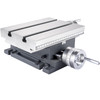 Compound Slide Milling Table, 4-7/10" x 4-3/10" Multifunction Milling Bench Drill, Adjustable X 120ymm Y 108 mm Axis Milling Machine Worktable, Compound Cross Slide Table for Bench Drill Stand
