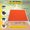 Fire Pit Mat,67" x 60" Fire Blanket, Fiberglass Welding Blanket, 3.3 lbs Fireproof Blanket, 1022ÃƒÂ¸F Fire Retardant Blanket,Emergency Fire Blanket
