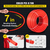 PEX Pipe, 1 Inch x 500 FT PEX Tubing, Non Oxygen Barrier Red PEX-B Pipe, Flexible PEX Water Line for RV Sewer Hose, Plumbing, Radiant Heating
