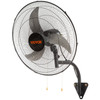 Wall Mount Fan, 20 Inch, 3-speed High Velocity Max. 4650 CFM Oscillating Industrial Wall Fan, Commercial or Residential for Warehouse, Greenhouse, Workshop, Patio, Basement, Black, ETL Listed