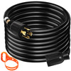 40Ft 30 Amp Generator Extension Cord 4 Wire 10 Gauge Generator Cord 125V 250V Generator Power Cord Twist Lock Connectors