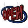 Sign Open 31.5x15.7 inch Neon Open Sign 30W Led Open Sign Vertical Sign Open with 24 inch Hanging Chain and Power Adapter Bright Light for Business Outdoor (31.5"X15.7"X1.2")