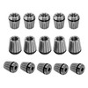 25 Pcs Collet Set ER32 Collet Chuck 1/16 inch-3/4 inch Holder Spring Collet Set for CNC Engraving Machine & Milling Lathe Tool (ER32)