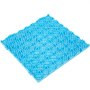 Drainage Tiles Interlocking 25 Pack Blue, Outdoor Modular Interlocking Deck Tile 11.8x11.8x0.5 Inches, Dry Deck Tiles for Pool Shower Sauna Bathroom Deck Patio Garage