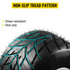 Go Kart Tires and Rims 10x4.50-5 Front 11x6.0-5 Rear Go Kart Wheels and Tires Sets of 4
