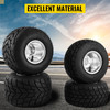 Go Kart Tires and Rims 10x4.50-5 Front 11x6.0-5 Rear Go Kart Wheels and Tires Sets of 4