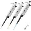 Lab Micropipette Kit 0.5-10?l 10-100?l 100-1000?l Single Channel (3 pcs)