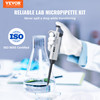 Lab Micropipette Kit 0.5-10?l 10-100?l 100-1000?l Single Channel (3 pcs)