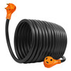 50ft RV Extension Cord Power Cord 30Amp NEMA TT-30R/NEMA TT-30P ETL Listed