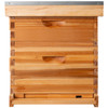 Beehive Box Kit Bee Honey Hive 20 Frames 1 Deep 1 Medium Natural Fir Wood