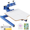 1 Color 1 Station Silk Screening Screenprint Press Screen Printing Machine