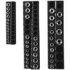 Magnetic Socket Organizer Socket Holder 3 pcs 1/2, 3/8, 1/4-in Metric Black