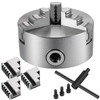 VEVOR K11-100 Lathe Chuck 4", Metal Lathe Chuck Self-centering 3 Jaw, Lathe Chuck With Two Sets Of Jaws, for Grinding Machines Milling Machines