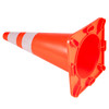 6Pack Traffic Cones, 28"Safety Cones, PVC Orange Traffic Safety Cone with Reflective Collar, for Road Parking Training Cones