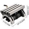 Tilting Milling Table 10x7inch Tilting Angle Milling Machine 0-90Â°Adjustable Swivel Angle Plate with 3 T-slots and an Adjustable Crank Handle Heavy Duty Tilting Milling Machine for Grinding