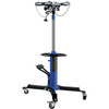 Transmission Jack,1/2Ton/1100lbs Capacity Hydraulic Telescopic Transmission Jack, 2-Stage Floor Jack Stand with Foot Pedal, 360Â° Swivel Wheel, Garage/Shop Lift Hoist, Blue