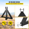 3 Point Trailer Hitch Heavy Duty 2In Receiver Hitch Category 1 33In Hitch Attachments Tow Hitch Drawbar Adapter Black (Heavy Duty Trailer Hitch)