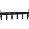 Bucket Tooth Bar 60'' Inside Bucket Width Tractor Bucket Teeth 9.84'' Teeth Space Tooth Bar for Loader Bucket 23TF Bolt on Tooth Bucket Enables Penetration of Compacted Soil and Other Materials