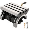 Tilting Milling Table 7x5inch Tilting Angle Milling Machine 0-90Â°Adjustable Swivel Angle Plate with 3 T-slots and an Adjustable Crank Handle Heavy Duty Tilting Milling Machine for Grinding