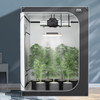 5x5 Grow Tent, 60'' x 60'' x 80'', High Reflective 2000D Mylar Hydroponic Growing Tent with Observation Window, Tool Bag and Floor Tray for Indoor Plants Growing