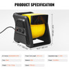 Pivoting Utility Fan, 600 CFM High Velocity Floor Blower for Drying, Cooling, Ventilating, Exhausting, 300Â° Blowing Angle Air Mover, Portable Carpet Dryer Fan for Home, Work Shop