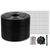 VEVOR Solar Panel Bird Wire, 8inch x 98ft Critter Guard Roll Kit, Solar Panel Guard with 100pcs Stainless Steel Fasteners, Removable PVC Coated Guard Wire for Squirrel, Bird, Critters Proofing
