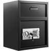 VEVOR Digital Depository Safe 1.7 Cubic Feet Made of Carbon Steel Electronic Code Lock Depository Safe with Deposit Slot with Two Emergency Keys Depository Box for Home Hotel Restaurant and Office VEVOR Digital Depository Safe 1.7 Cubic Feet Made of Carbon Steel Electronic Code Lock Depository Safe with Deposit Slot with Two Emergency Keys Depository Box for Home Hotel Restaurant and Office