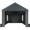 VEVOR Carport, Heavy Duty 10x20ft Car Canopy, Outdoor Garage Shelter with Removable Sidewalls, Roll-up Ventilated Windows & Door, UV Resistant Waterproof All-Season Tarp for Car, Truck, Boat, Darkgray VEVOR Carport, Heavy Duty 10x20ft Car Canopy, Outdoor Garage Shelter with Removable Sidewalls, Roll-up Ventilated Windows & Door, UV Resistant Waterproof All-Season Tarp for Car, Truck, Boat, Darkgray