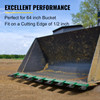 VEVOR Bucket Tooth Bar, 64'' Bolt on Tooth Bar, with 8 Weld-on Shanks and 7'' Long Replaceable Tooth, Heavy Duty Cast Iron Design, Clamp-On for Tractor Loader Bucket - No Drilling Required VEVOR Bucket Tooth Bar, 64'' Bolt on Tooth Bar, with 8 Weld-on Shanks and 7'' Long Replaceable Tooth, Heavy Duty Cast Iron Design, Clamp-On for Tractor Loader Bucket - No Drilling Required
