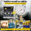 Hydraulic Pressure Test Kit, 25/40/60Mpa/11Couplings, Excavator Parts Hydraulic Tester Coupling Hydraulic Pressure Gauge Kit for Excavator Construction Machinery
