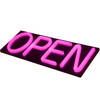 LED Open Sign, 20" x 7" Neon Open Sign for Business, Pink Advertisement Board Adjustable Brightness Neon Lights Signs with Remote Control, for Restaurant, Bar, Salon, Shop, Hotel, Window, Wall