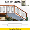 Deck Balusters, 51 Pack Metal Deck Spindles, 32.25"x1" Staircase Baluster with Screws, Iron Deck Railing for Wood and Composite Deck, Stylish Baluster for Outdoor Stair Deck Porch