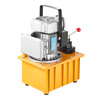 Electric Hydraulic Pump, 10000 PSI 750W 110V, 488 in³/8L Capacity, Double Acting Manual Valve, Electric Driven Hydraulic Pump Power Pack Unit with Lever Switch for Punching/Bending/Jack Machines