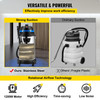 Wet/Dry Vacuum, 13.5 Gallon Capacity, HEPA Filtration Automatic Dust Shaking, 1200 W Powerful Motor Dust Collector, Heavy-Duty Shop Vacuum with Attachments, ETL Listed