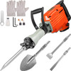 Demolition Jack Hammer 3600W Jack Hammer Concrete Breaker 1400 BPM Heavy Duty Electric Jack Hammer 4pcs Chisels Bit w/Gloves & 360Â°Swiveling Front Handle for Trenching, Chipping, Breaking Holes