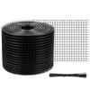 Solar Panel Bird Wire, 8inch x 98ft Critter Guard Roll Kit, Solar Panel Guard w/ 50pcs Tie Wires, Removable PVC Coated Guard Wire Roll Kit for Squirrel Bird Critters Rodents Proofing