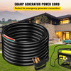 25Ft 50Amp Generator Extension Cord 6 Gauge STW 6/3+8/1 Generator Cord Generator Power Cord N14-50P to Bare Wire Cut Wire Cord Extension Power Cord RV Motor Home Generator Portable