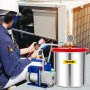 Vacuum Chamber with Pump, 5 Gallon Chamber, 5CFM 1/2 HP Single Stage Rotary Vane Vacuum Pump, 110V HVAC Air Tool Set for Stabilizing Wood, Degassing Silicones, Epoxies and Essential Oils