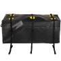 Hitch Cargo Carrier Bag, Waterproof 840D PVC, 47"x20"x20" (11 Cubic Feet), Heavy Duty Cargo Bag for Hitch Carrier with Reinforced Straps, Fits Car Truck SUV Vans Hitch Basket , Black
