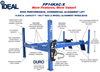 Tuxedo iDEAL, four post alignment lift FP14KAC-X