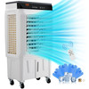 Evaporative Air Cooler, 2100 CFM, 135Â° Oscillating Swamp Cooler with Adjustable 3 Speeds and 12 H Timer, 7 Gal Portable Air Cooler for 750 Sq.ft, Indoor/Outdoor Use