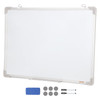 Magnetic Whiteboard, 24 x 18 Inches, Dry Erase Board for Wall with Aluminum Frame, White Board Includes 1 Magnetic Erase & 2 Dry Erase Marker & Movable Tray for Office Home Restaurant and School