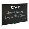 Chalk Board, 48 x 72 Inches Large Chalkboard with Aluminum Frame, Black Boards Dry Erase Includes 1 Magnetic Erase & 3 Dry Erase Marker, Black Surface, for Office Home and School