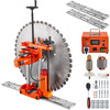 Wall Saw Machine 6180W Concrete Wall Cutter 110V Wall Saw, Blade Diameter 800MM, Electric Wall Cutting Machine, Reinforced Concrete Brick Wall Roadway Wall Cutter, Max Cutting Depth 240 MM