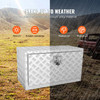 Underbody Truck Box, 30"14"16" Pickup Storage Box, Heavy Duty Aluminum Diamond Plate Tool Box with Lock and Keys, Waterproof Trailer Storage Box with T-Handle Latch for Truck, Van, Trailer