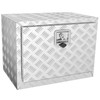 Underbody Truck Box, 24"14"16" Pickup Storage Box, Heavy Duty Aluminum Diamond Plate Tool Box with Lock and Keys, Waterproof Trailer Storage Box with T-Handle Latch for Truck, Van, Trailer