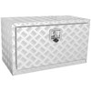 Underbody Truck Box, 30"17"18" Pickup Storage Box, Heavy Duty Aluminum Diamond Plate Tool Box with Lock and Keys, Waterproof Trailer Storage Box with T-Handle Latch for Truck, Van, Trailer